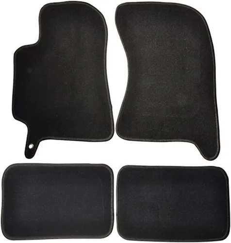 Vista 10 de IKON MOTORSPORTS, Alfombrillas compatibles con Subaru Impreza WRX STI 2002-2007, ajuste de fábrica, alfombrillas delanteras y traseras de nailon