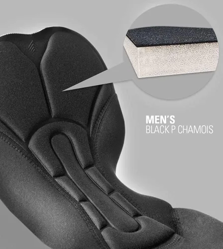 Vista 9 de Aero Tech USA MTB - Pantalones cortos acolchados para bicicleta de montaña para hombre