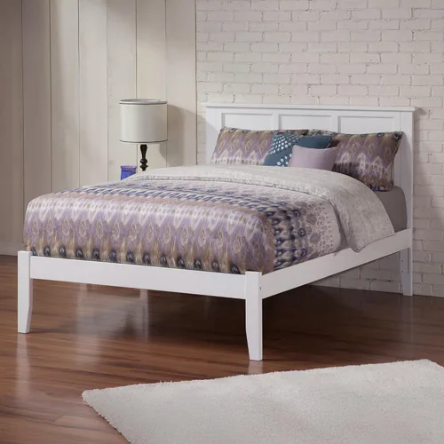 Vista 10 de Atlantic Furniture AR8621001 Madison - Cama de plataforma con tabla de pie abierto, tamaño individual, color espresso