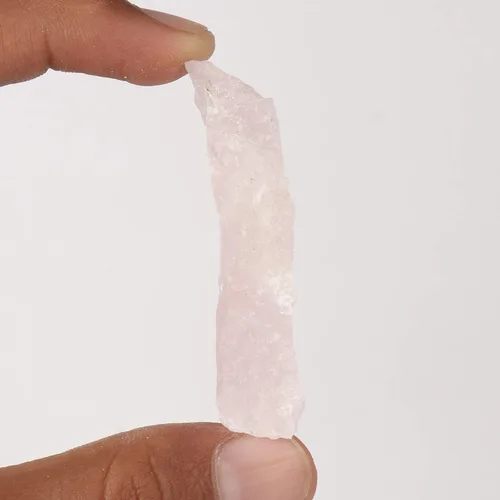 Vista 2 de GEMHUB Piedra preciosa de cuarzo rosa rosa rosa sin calentar de 111.45 quilates con certificado sin cortar