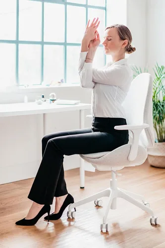 Vista 5 de Yogipace Pantalón de yoga y de vestir, para mujer, pantalón con corte de bota y con trabillas para cinturón, en tallas petiteregulartall