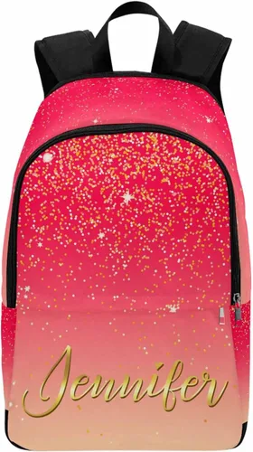 Vista 14 de MyPupSocks Mochila escolar personalizada con nombre personalizado mochila unisex, Multi 00, Personalizado