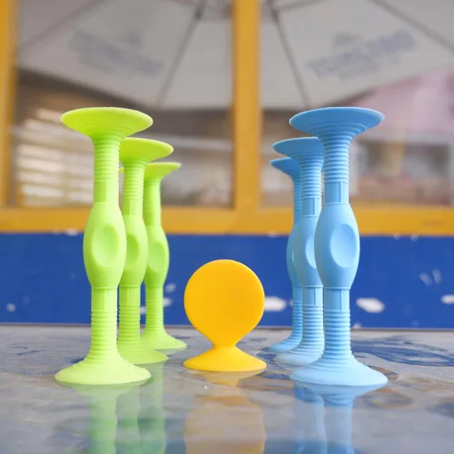 Vista 2 de Juego de lanzamiento de ventosas, juguetes de succión de ventosa de silicona