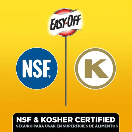 Vista 7 de Easy Off - Limpiador extrafuerte para horno, aroma regular, 87 onzas (6 latas de 14.5 onzas) Easy off cuts through grease fast with kitchen cleaner