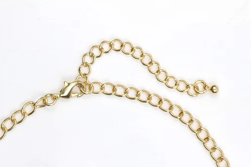 Vista 5 de Firstmeet - Conjunto de collar de resina brillante con aretes