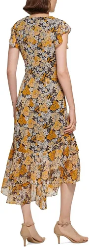 Vista 3 de Tommy Hilfiger Womens Polyester Long Maxi Dress