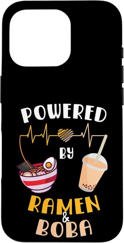 Vista 20 de Powered by Ramen & Boba Tea - Linda funda Kawaii Ramen Soup para iPhone 17