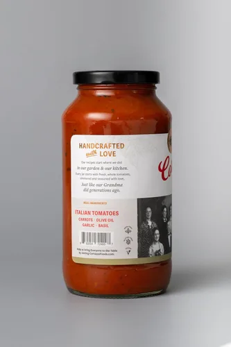 Vista 5 de Cortazzo Foods Salsa Marinara Pasta, 25 OZ