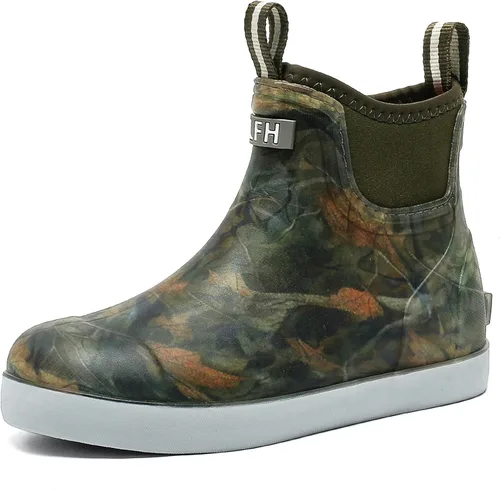 Vista 9 de Botas de cubierta para hombre, impermeables, antideslizantes, botas Gris