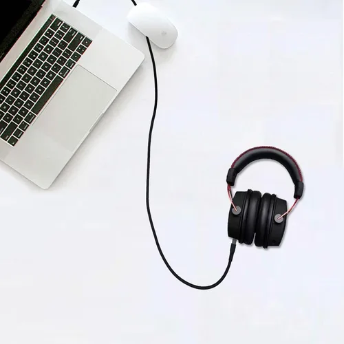 Vista 6 de Cable de audio de repuesto para auriculares Hyperx Cloud Alpha Gaming