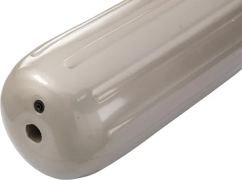 Vista 10 de Defensa para barco con diseño de vinilo inflable Taylor Made Products Big B con tubo para soga central Negro