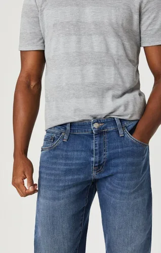 Vista 9 de Mavi Jake - Jeans ajustados de tiro regular para hombre, mid foggy williamsburg