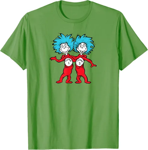 Vista 20 de Dr. Seuss Thing 1 Thing 2 Buddies - Camiseta Negro