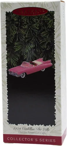 Vista 2 de MIB 1996 Hallmark Ornament 1959 Cadillac DeVille # 6 en serie