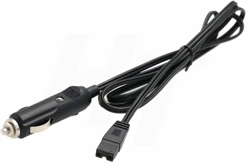 Vista 9 de Cable de alimentación para refrigerador de coche automotriz congelador ARB BougeRV Coleman Euhomy Iceco 12/24V 23A DC 4.9 ft Pin plano