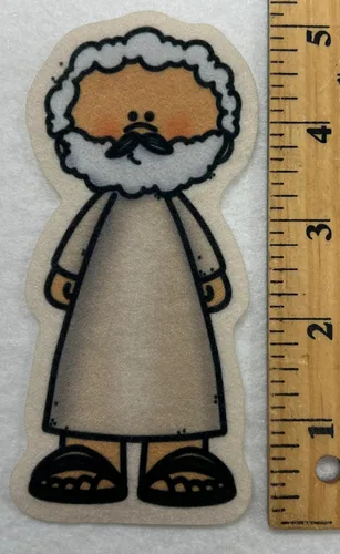 Vista 3 de Story Time Felts 10 figuras de fieltro de plagas para la Biblia Franela Fieltro Historias Antiguo Testamento