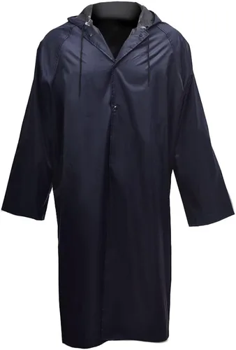 Vista 3 de Cheering Abrigo impermeable para hombre, impermeable, de manga larga, impermeable