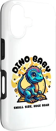 Vista 3 de Cute Dino Baby Cartoon Illustration for Kids Case for iPhone 17