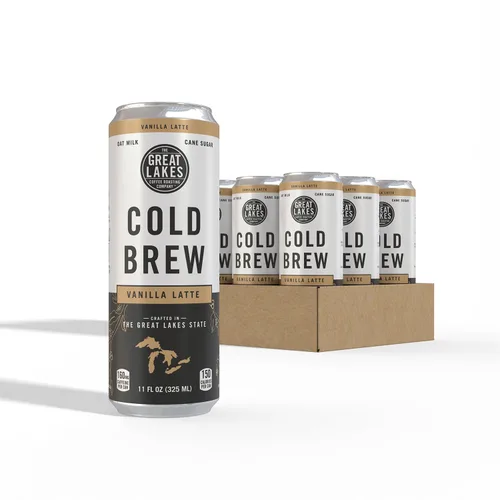 Vista 11 de Café frío Great Lakes, latas de 12 onzas, paquete de 12