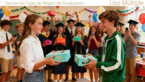 Vista 7 de YuBoBo 2019 - Decoración para magdalenas, decoración para las magdalenas de la fiesta de graduación, año 2019, juego de 48 piezas, 48 pizas