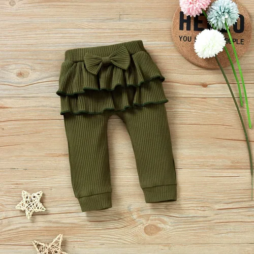 Vista 5 de Aalizzwell Preemie - Conjunto de ropa para bebé recién nacido traje acanalado para otoño e invierno