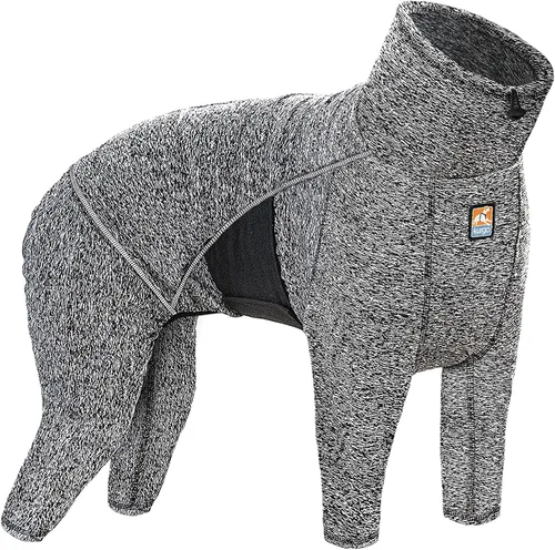 Vista 7 de Kurgo Stowe - Capa base - Ropa cómoda para mascotas para clima frío - Ajuste cómodo y transpirable - Peto para perros con doble cremallera