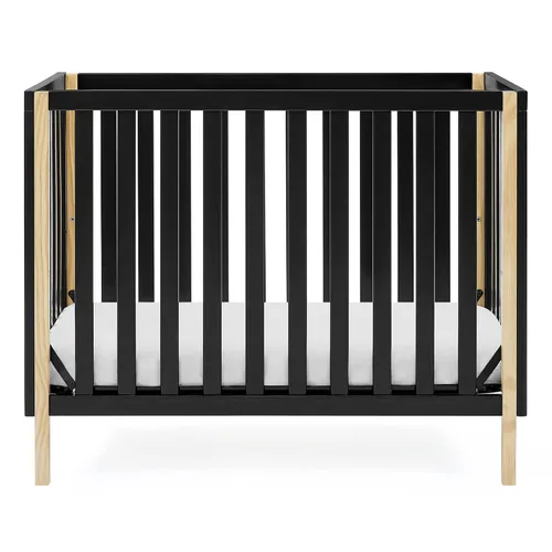 Vista 8 de Delta Children Mini cuna Gio con colchón de 2.75 pulgadas incluido, blanco bianca/natural y Serta SleepTrue Mini colchón para cuna, núcleo de fibra