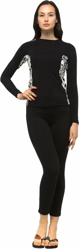 Vista 9 de Private Island Camiseta de entrenamiento de manga larga para mujer con protección UPF 50+ (RGT)