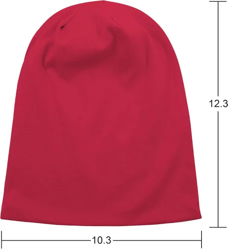 Vista 2 de Zando Gorro de algodón para hombre, gorro de calavera, para correr, ligero, hip-hop, enano, gorro para mujer