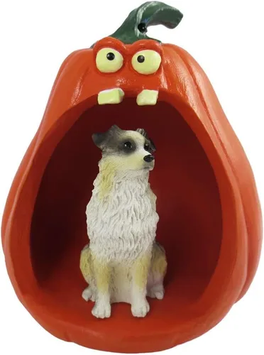 Vista 63 de Conversation Concepts Figura de Corgi galés de Halloween y calabaza Welsh Corgi Pembroke