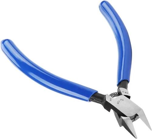 Vista 4 de Alicates diagonales eléctricos de 4 "Mini Alicates diagonales de alta dureza Cable de alambre Snips Flush Cutter Snips Cutting Nippers Herramientas