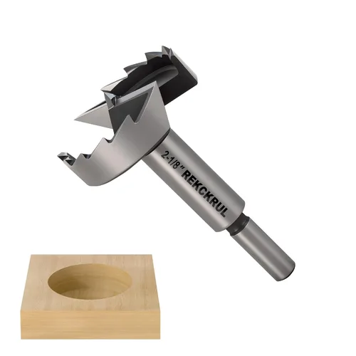 Vista 35 de Broca Forstner de 3 pulgadas, broca Forstner de 3 pulgadas para carpintería, cortador de bisagra para madera dura, madera contrachapada, plástico