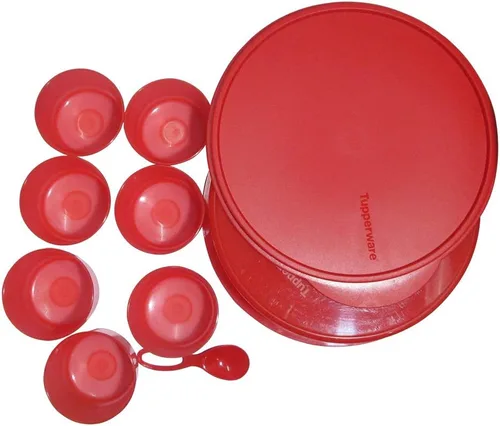 Vista 4 de TP-675-T126 Tupperware Spice It - Contenedor rojo