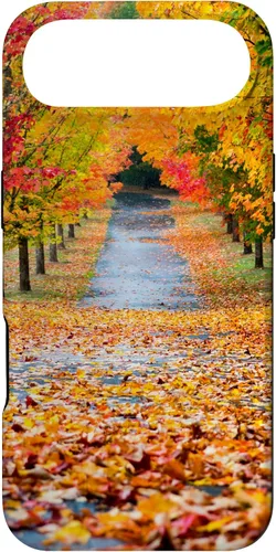 Vista 26 de iPhone 11 Otoño Hojas - Hermoso estuche de arboles
