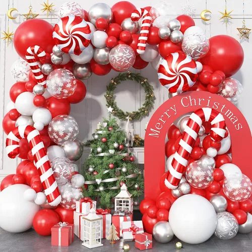 Vista 15 de Kit de Guirnalda de Arco de Globos de Halloween, 126 Piezas, Globos Negros y Naranjas con Globos de Calabaza BOO, Murciélagos de Aluminio, Globos