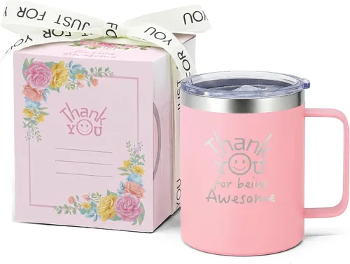 Vista 8 de DLOCCOLD Regalos de agradecimiento para hombres por ser impresionante taza para compañeros de trabajo, día de cumpleaños para mujeres