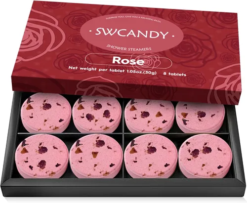 Vista 9 de SWCANDY Vaporizadores de ducha de coco y menta, paquete de 8, cuidado Blanco Coconut