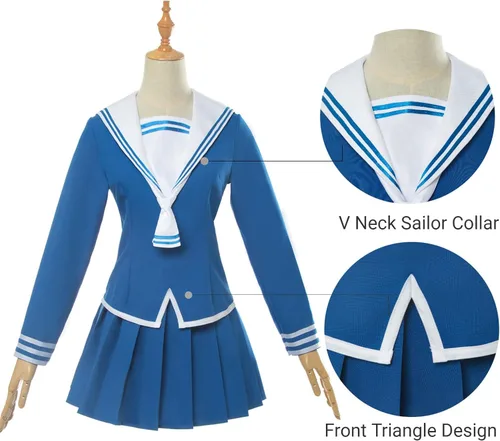 Vista 3 de Nuoqi Tohru Honda - Disfraz de cosplay de frutas, cesta de Tohru Cosplay uniforme
