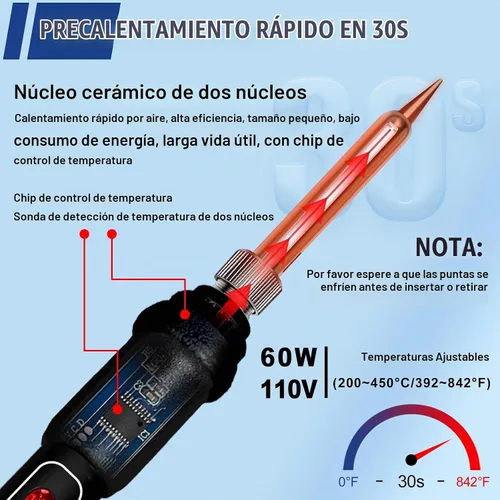 Vista 3 de Kit de Combustión de Madera, 163 Piezas de Herramienta de Quemador de Madera con Letras y Números, Pluma de Pirografía con Control de Temperatura