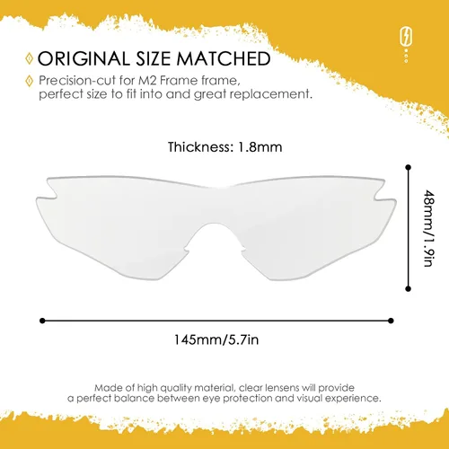 Vista 24 de Lentes de repuesto ANSI Z87.1 para gafas de sol Oakley M2 Frame OO9212