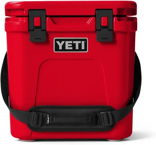 Vista 20 de YETI Roadie 24 2.0 - Enfriador duro con correa de hombro DoubleDuty y tapón de drenaje Canela
