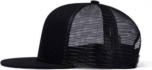 Vista 5 de Quanhaigou Sombreros de camionero de malla,Sombrero de papá Snapback al aire libre,Hip Hop Hombres Mujeres Gorras de béisbol ajustables