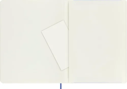 Vista 6 de Moleskine - Cuaderno clásico de tapa blanda, a rayas/rayado, azul claro, 9 3/4 pulgadas x 7-1/2 pulgadas