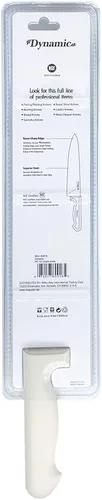 Vista 3 de Dynamic Pro-Grip Santoprene, Cuchillo de chef Softgrip de 10 pulgadas, blanco, grande