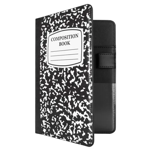 Vista 38 de CoBak Libreta para servidores de alta calidad: organizador de cartera de camarero de 5.12 x 7.91 pulgadas en piel auténtica, con 8 bolsillos