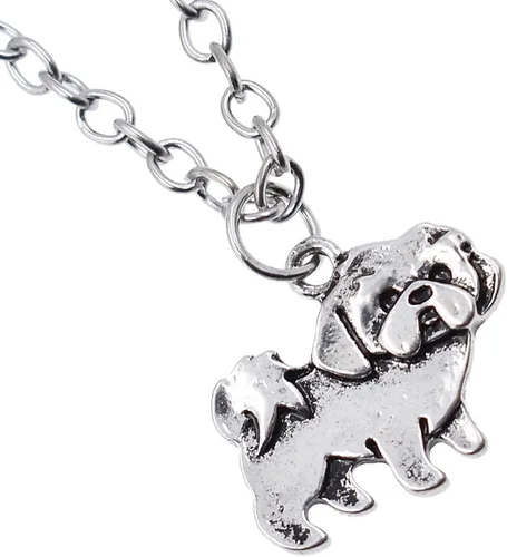 Vista 2 de BetterUS Shih Tzu - Collar con dije Shihtzu, regalo para amantes de los perros, Metal