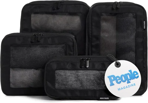 Vista 37 de Aerotrunk Cubos de embalaje de compresión para viajes, paquete de 2, beige