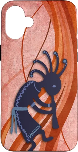 Vista 23 de Native American Kokopelli - Old School 2 - Fan Fun Case for iPhone 17
