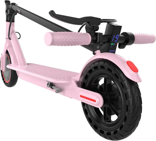 Vista 2 de Electric Scooter - 350W/500W Motor, 8.5"/10''Solid Tires, Up to 19/22MPH& 16/21/23Miles Long-Range Portable Commuting Scooter for Adults with Double