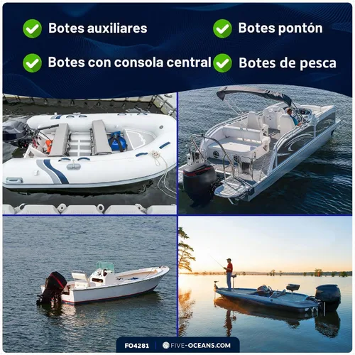 Vista 7 de Five Oceans Conjunto de línea de combustible para barco marino con kit de bombilla de imprimación, compatible con OMC/Johnson/Evinrude, 3/8 pulgadas